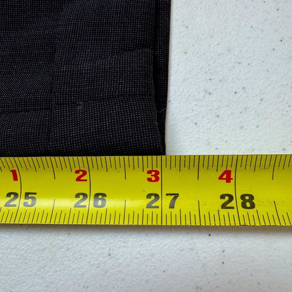 Jos A Bank Dress Pants Mens 44 Waist Gray Wool Pleated Front Cuffed Trousers - Picture 16 of 16